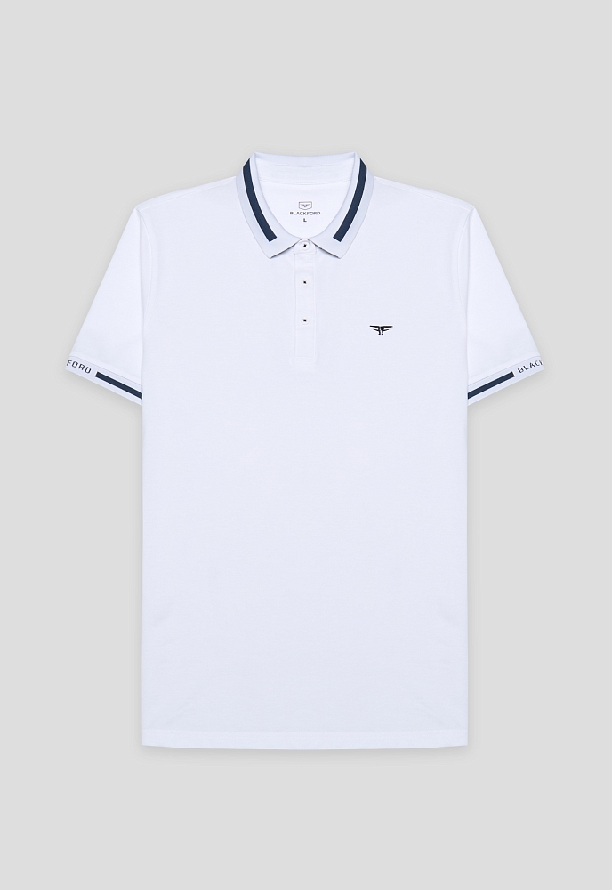 Поло UCYF230612 white(blue)